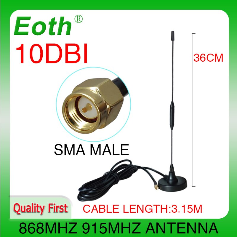 868 MHz GSM ׳ 915 mhz ׳ 10dbi SMA male Ŀ..